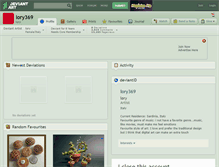 Tablet Screenshot of lory369.deviantart.com