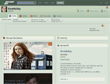 Tablet Screenshot of ilovemckay.deviantart.com