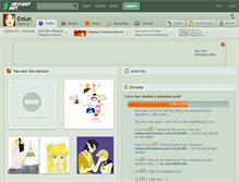 Tablet Screenshot of eniun.deviantart.com