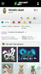 Mobile Screenshot of kinetic-duet.deviantart.com
