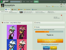 Tablet Screenshot of iloveyoukisshu.deviantart.com