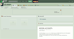 Desktop Screenshot of lol-mansex.deviantart.com