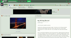 Desktop Screenshot of anters.deviantart.com