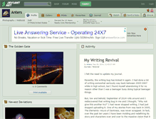 Tablet Screenshot of anters.deviantart.com
