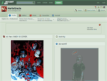 Tablet Screenshot of martegracia.deviantart.com