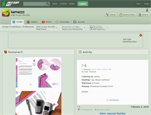 Tablet Screenshot of kamazzz.deviantart.com