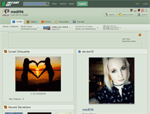 Tablet Screenshot of medli96.deviantart.com