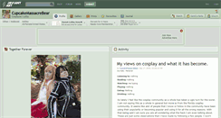 Desktop Screenshot of cupcakemassacrebear.deviantart.com