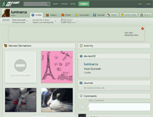 Tablet Screenshot of luminarca.deviantart.com
