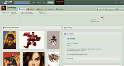 Desktop Screenshot of edwardzz.deviantart.com