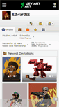 Mobile Screenshot of edwardzz.deviantart.com