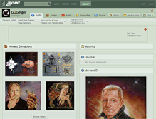 Tablet Screenshot of gugeiger.deviantart.com