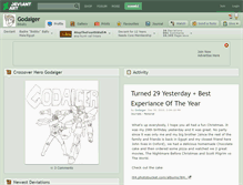 Tablet Screenshot of godaiger.deviantart.com