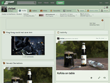 Tablet Screenshot of chrbet.deviantart.com