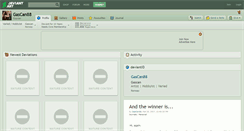 Desktop Screenshot of gascan88.deviantart.com