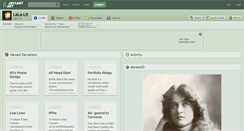 Desktop Screenshot of lala-lit.deviantart.com