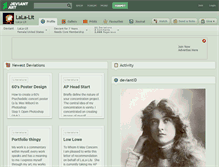 Tablet Screenshot of lala-lit.deviantart.com