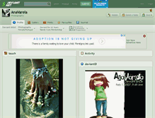 Tablet Screenshot of anavarela.deviantart.com