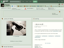 Tablet Screenshot of friesles.deviantart.com