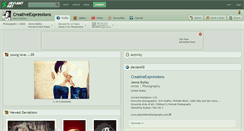 Desktop Screenshot of creativeexpressions.deviantart.com