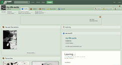 Desktop Screenshot of my-life-sucks.deviantart.com
