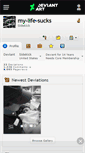 Mobile Screenshot of my-life-sucks.deviantart.com