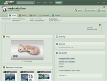 Tablet Screenshot of madproductions.deviantart.com