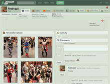 Tablet Screenshot of festivaali.deviantart.com