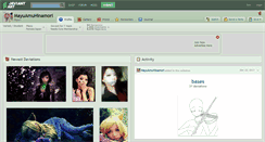 Desktop Screenshot of mayuamuhinamori.deviantart.com