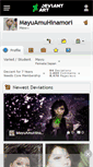 Mobile Screenshot of mayuamuhinamori.deviantart.com