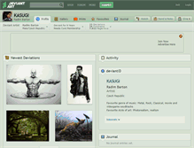 Tablet Screenshot of kasugi.deviantart.com