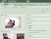 Tablet Screenshot of n-npfeel.deviantart.com