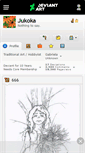 Mobile Screenshot of jukoka.deviantart.com