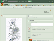 Tablet Screenshot of jukoka.deviantart.com