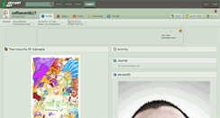 Desktop Screenshot of coffeenmilk27.deviantart.com