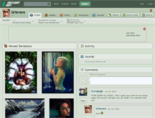 Tablet Screenshot of grievere.deviantart.com