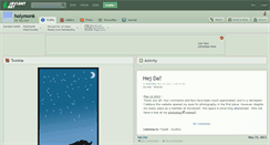 Desktop Screenshot of holymonk.deviantart.com