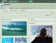 Tablet Screenshot of funkyman1.deviantart.com