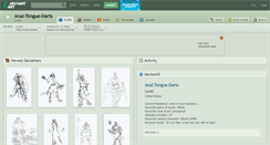 Desktop Screenshot of anal-tongue-darts.deviantart.com