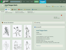 Tablet Screenshot of anal-tongue-darts.deviantart.com