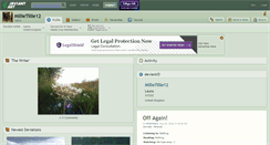 Desktop Screenshot of millietillie12.deviantart.com