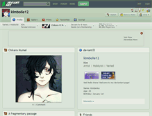 Tablet Screenshot of kimbolie12.deviantart.com