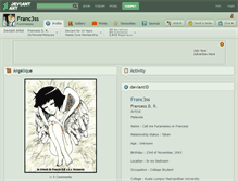 Tablet Screenshot of franc3ss.deviantart.com