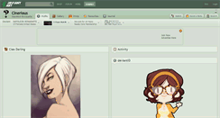Desktop Screenshot of cinerious.deviantart.com