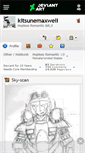 Mobile Screenshot of kitsunemaxwell.deviantart.com