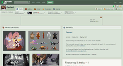 Desktop Screenshot of dexteri.deviantart.com