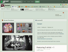 Tablet Screenshot of dexteri.deviantart.com