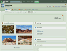 Tablet Screenshot of bobmclear.deviantart.com