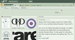 Desktop Screenshot of designtypegeek.deviantart.com