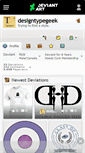 Mobile Screenshot of designtypegeek.deviantart.com